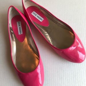 Steve Madden hot pink flats